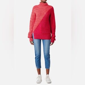 Derek Lam 10 Crosby 
Bicolor turtleneck sweater 
Size XS